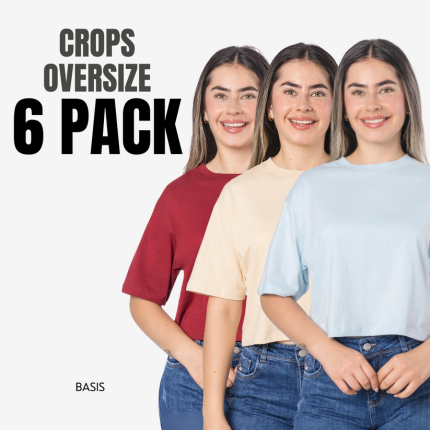 6-Pack CROP OVERSIZE